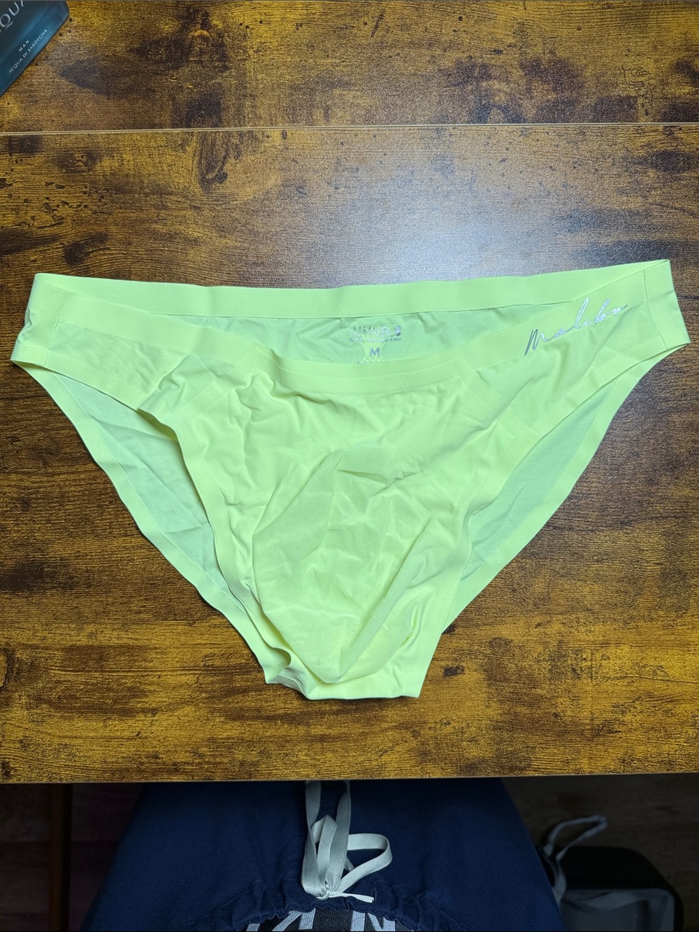 JJ Malibu: Come-Over Silky Seamless Briefs - Neon Yellow